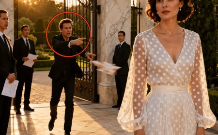 The arrogant billionaire cruelly threw his devoted wife out of the mansion into the freezing rain, laughing as she walked away empty-handed. But absolute terror struck him by dawn when legal notices arrived: she actually owned every single acre of land and the grand mansion itself